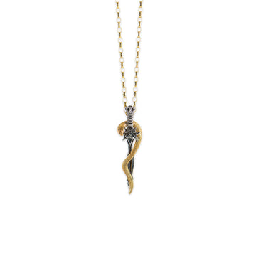 SWORD AND SERPENT LUCKY CHARM PENDANT 2021